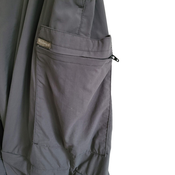 EXOFFICIO Convertible Zip Off Travel Pants Putty Gray Women's 14 - Picture 6 of 14